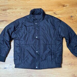 Black Winter Coat - No Brand